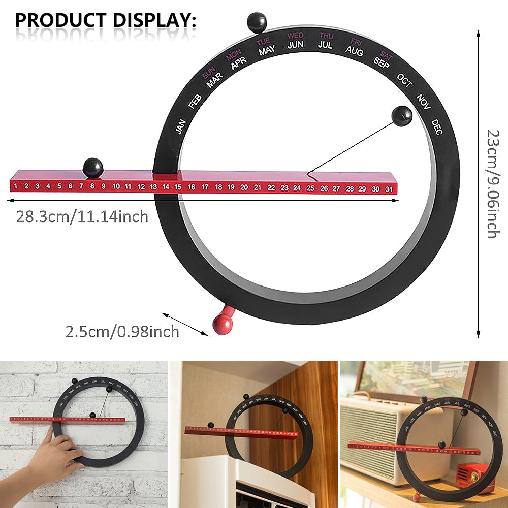 Magnetic Perpetual Calendar Sculpture