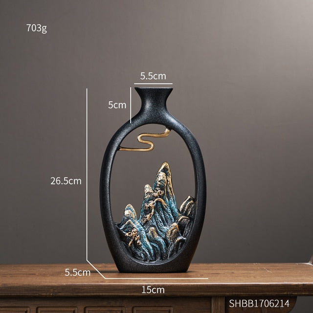 Artistic Prosperity Oriental Vase