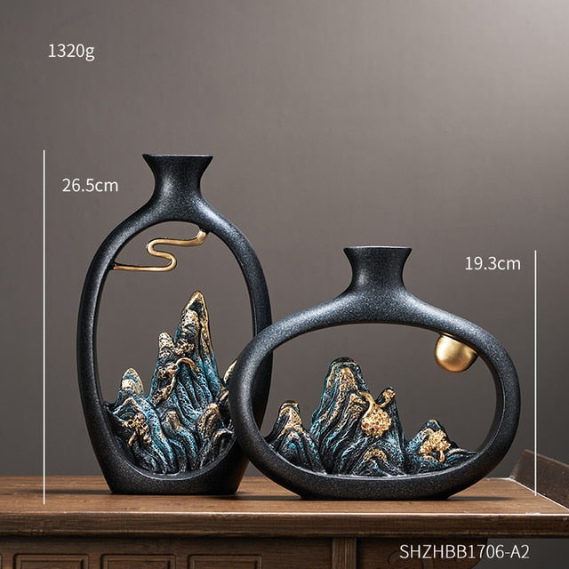 Artistic Prosperity Oriental Vase