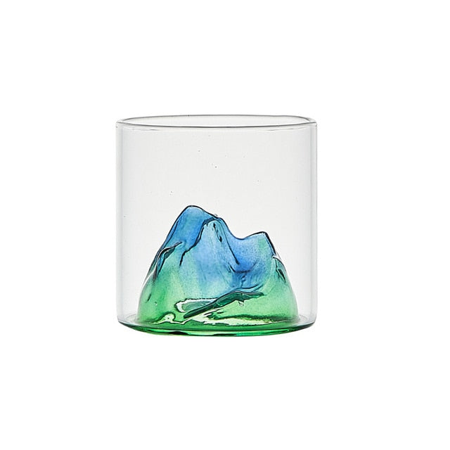 Unique Glacier Mountain Glassware