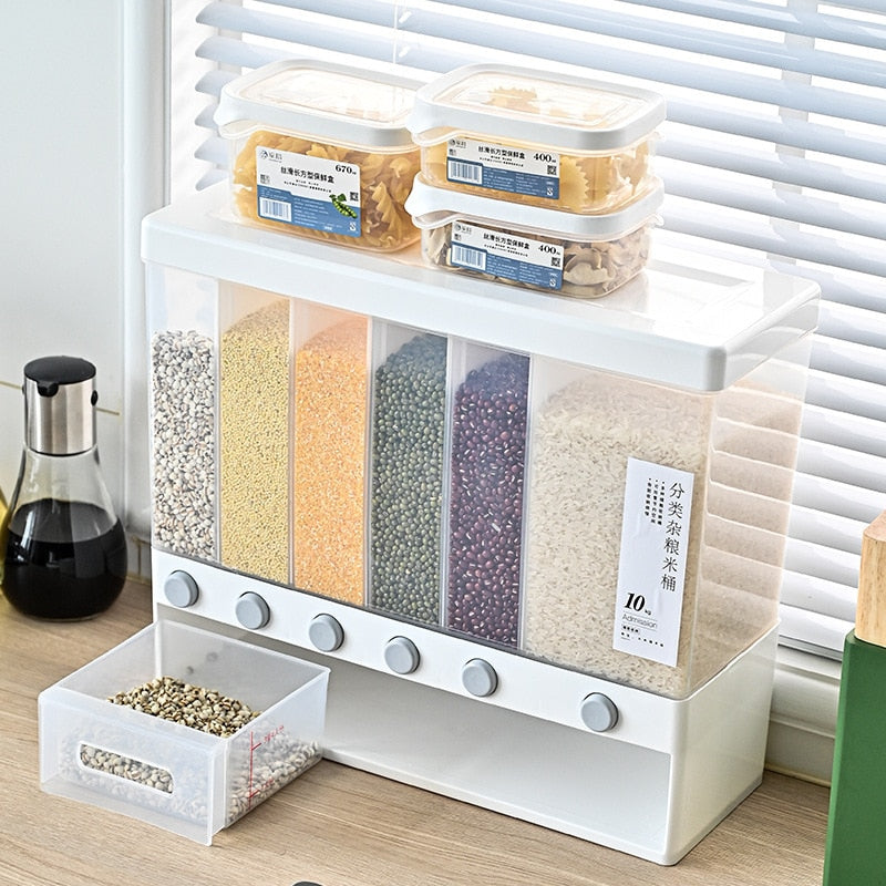 Organized Grain Dispenser