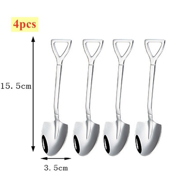 Steel Shovel Spoons Set