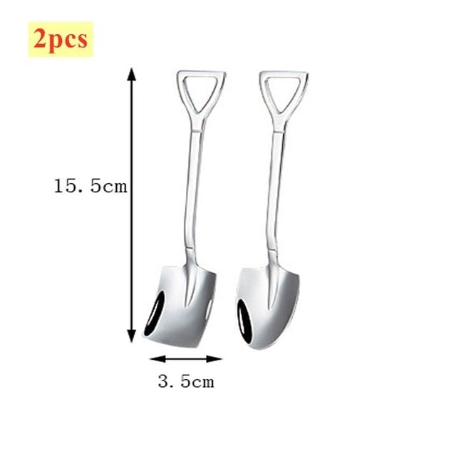 Steel Shovel Spoons Set