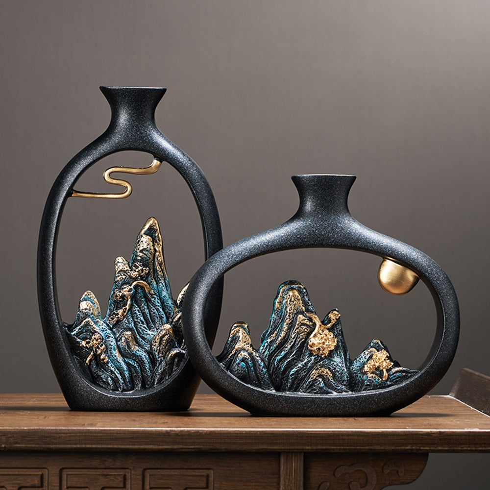 Artistic Prosperity Oriental Vase