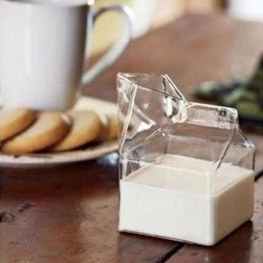 Unique Milk Carton Inspired Glassware