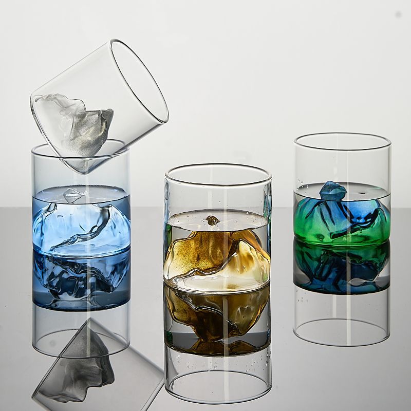 Unique Glacier Mountain Glassware