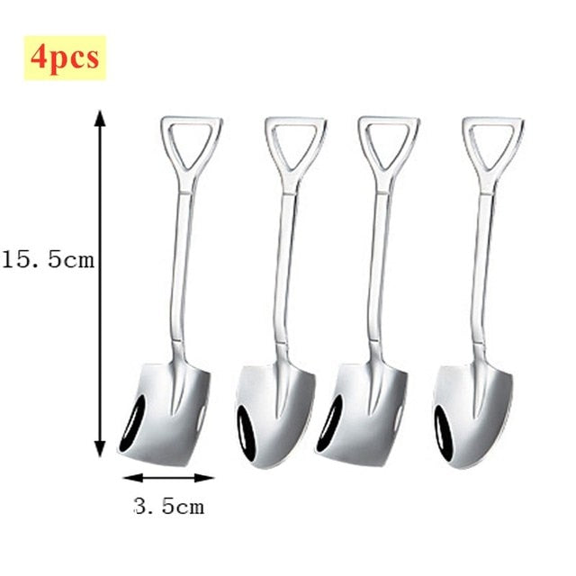 Steel Shovel Spoons Set