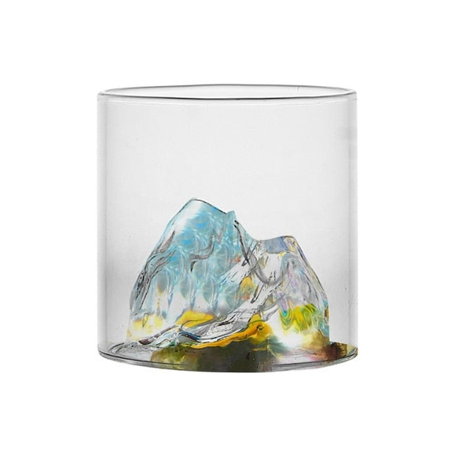 Unique Glacier Mountain Glassware