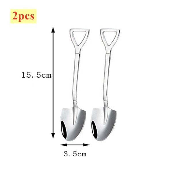 Steel Shovel Spoons Set