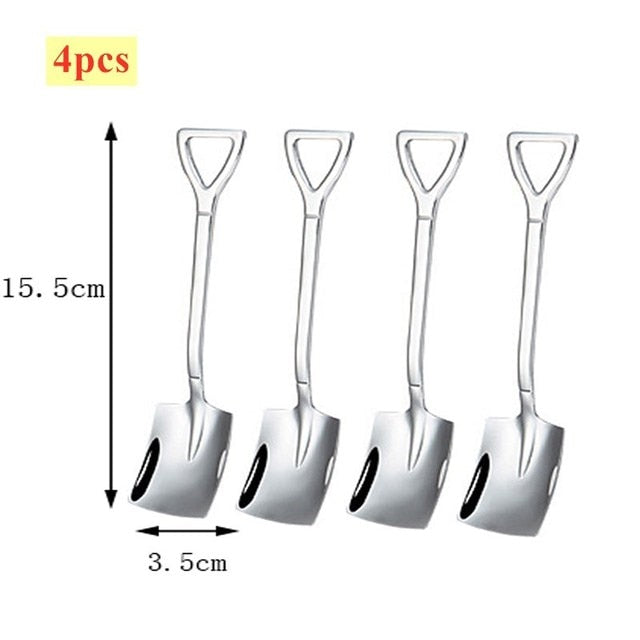 Steel Shovel Spoons Set