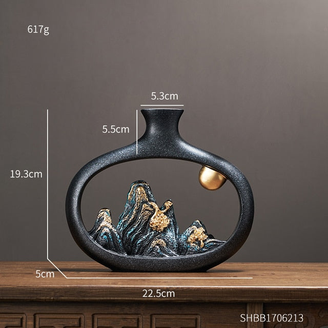 Artistic Prosperity Oriental Vase